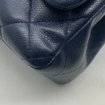 Chanel Jumbo Classic Double Caviar Navy SHW