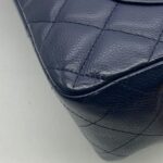Chanel Jumbo Classic Double Caviar Navy SHW