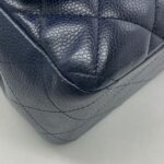 Chanel Jumbo Classic Double Caviar Navy SHW