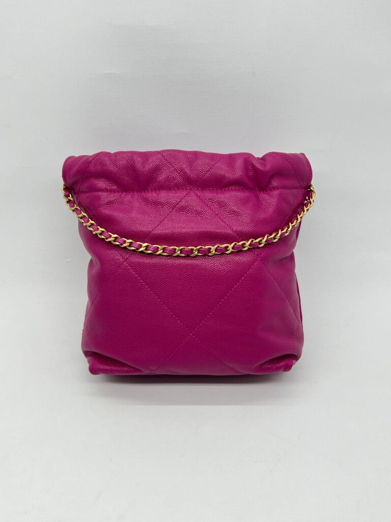 Chanel C22 Mini Caviar Fuchsia GHW