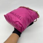 Chanel C22 Mini Caviar Fuchsia GHW