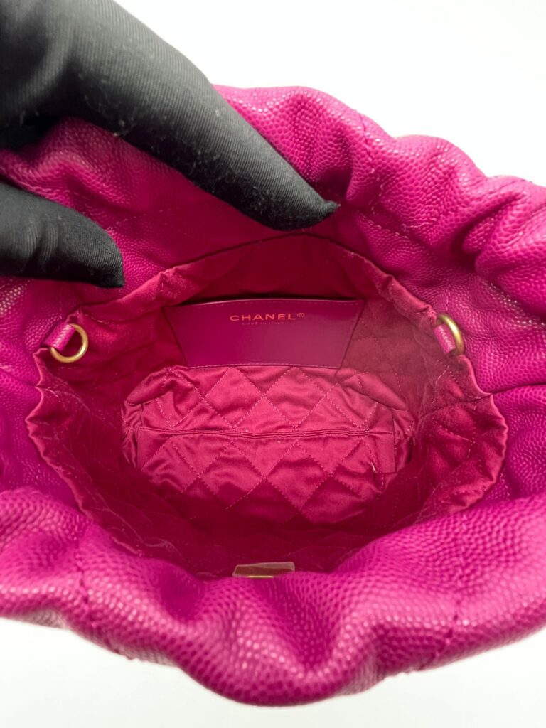 Chanel C22 Mini Caviar Fuchsia GHW