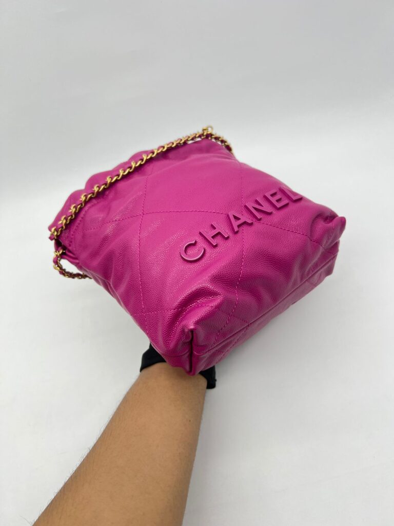 Chanel C22 Mini Caviar Fuchsia GHW