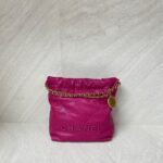 Chanel C22 Mini Caviar Fuchsia GHW