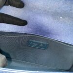 Chanel Boy Medium Blue Perforated SHW