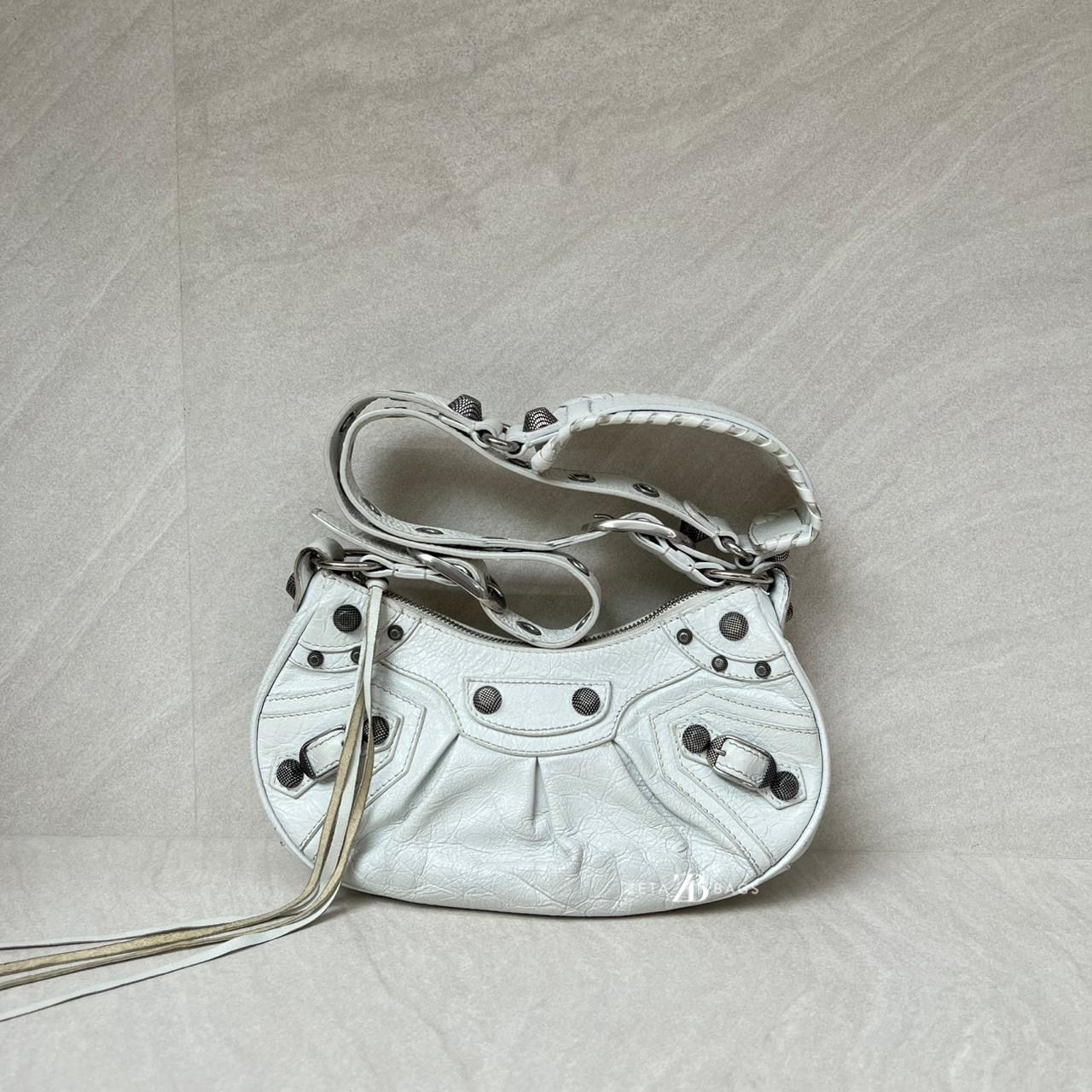 Balenciaga Le Cagole Xs White SHW