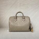 Louis  Vuitton Speedy Bandou 25 Monogram Empreinte Tourterelle GHW