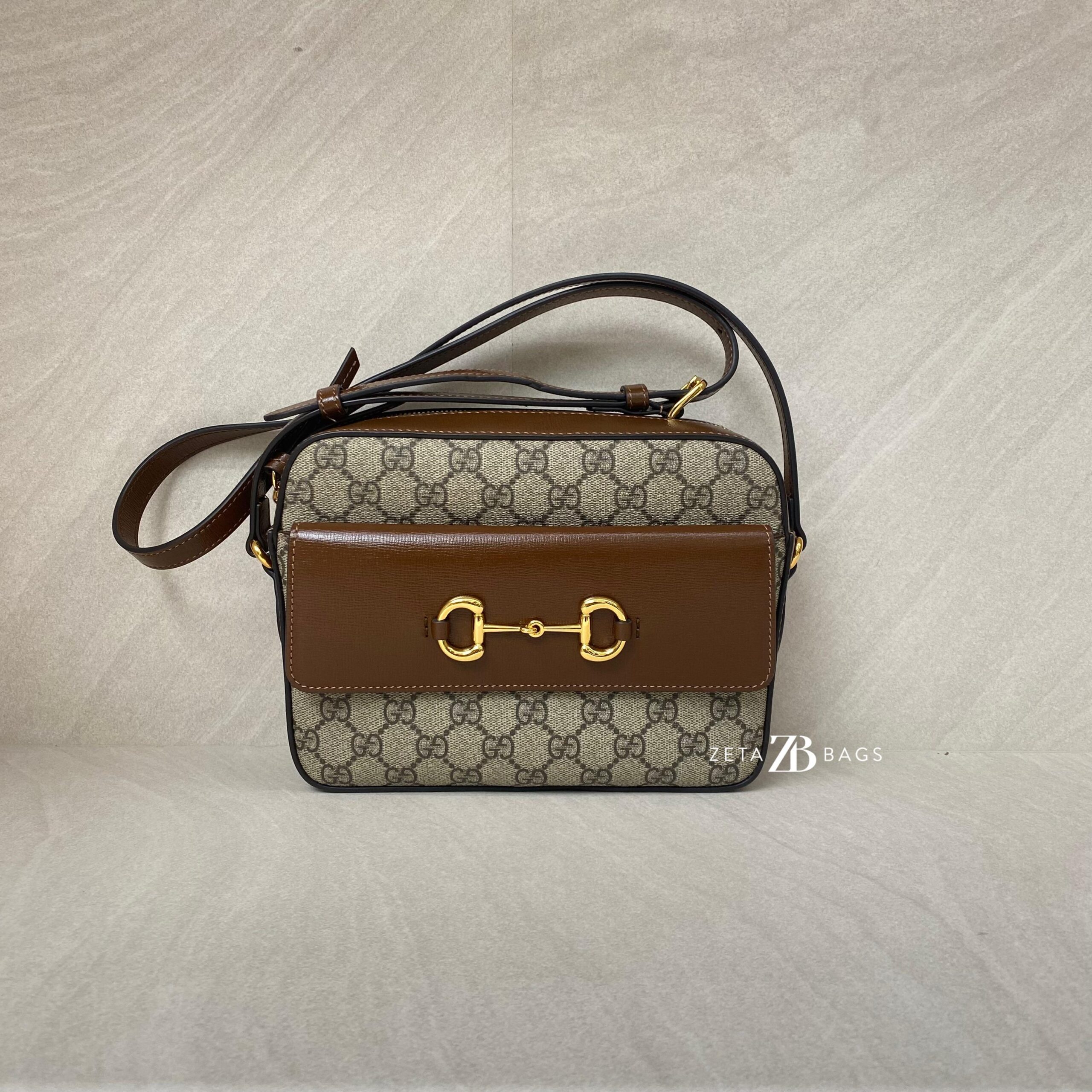 Gucci Horsebit Camera GG Supreme Brown GHW