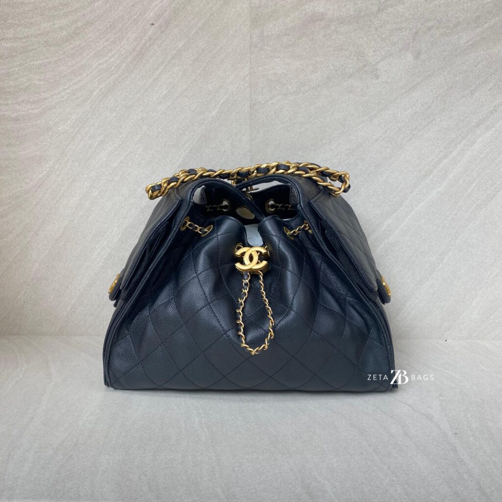 Chanel C25 Small Caviar Black GHW