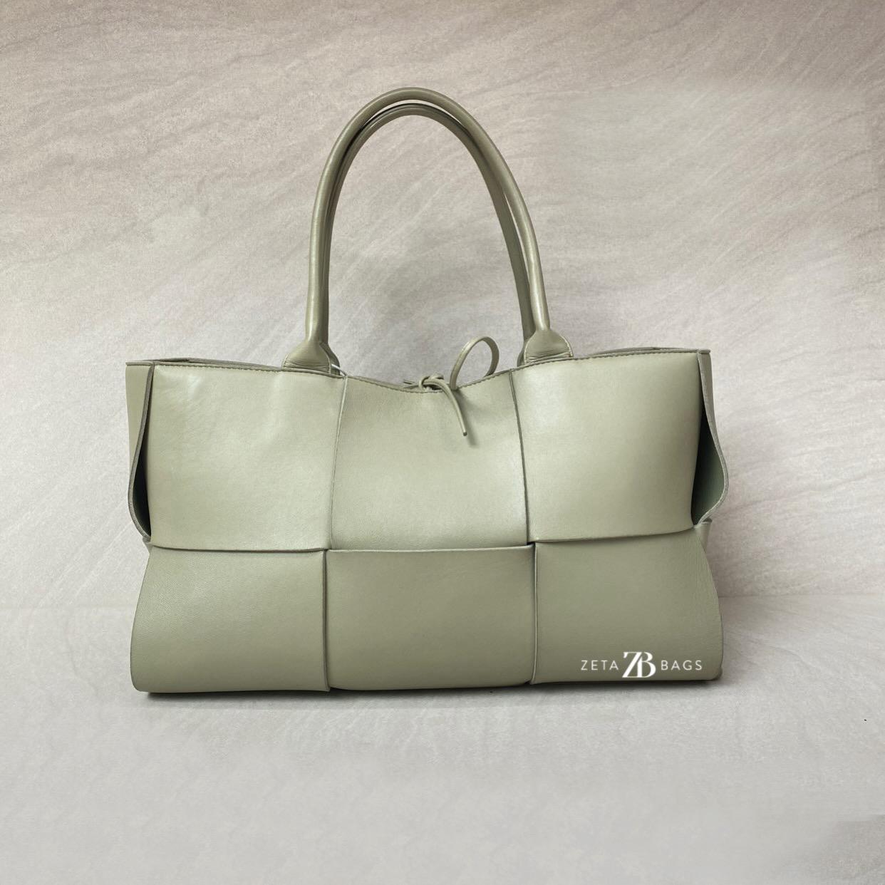 Bottega Veneta Arco Tote Travertine GHW