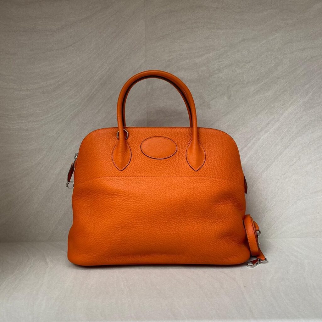 Hermes Bolide 35 Clemence Orange PHW