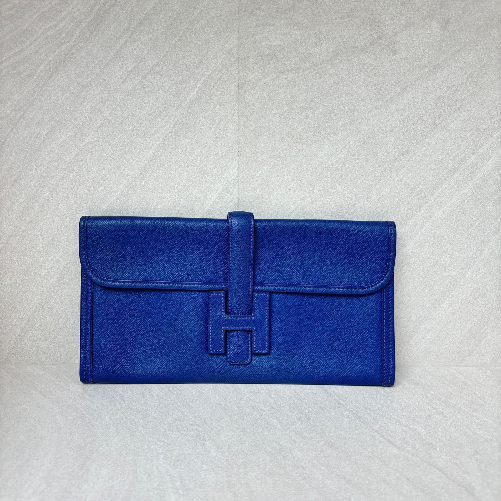 Hermes Jige 29 Blue Electric