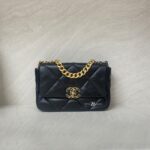 Chanel C19 Small Lambskin Black GHW