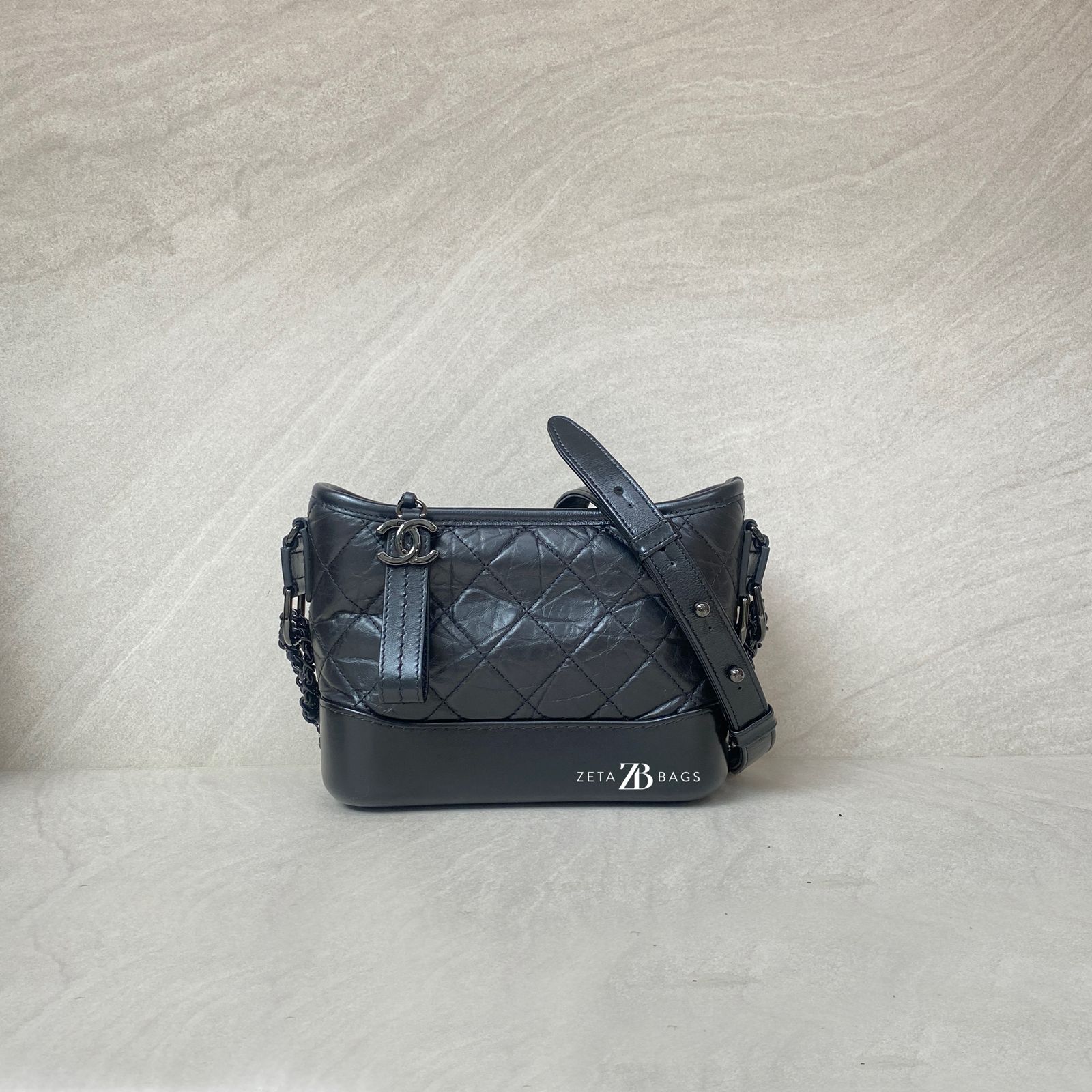 Chanel Gabrielle Small All Black