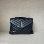 Saint Laurent Lou Lou Medium Black SHW