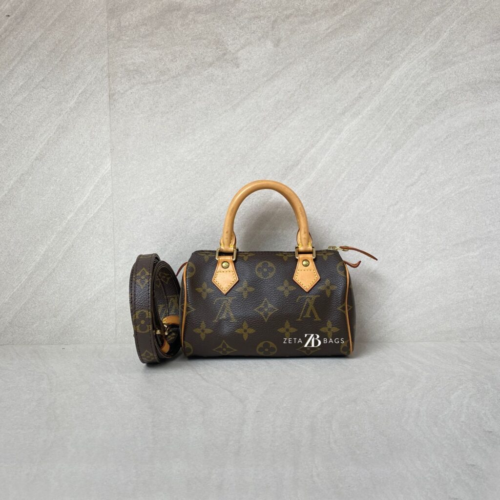 Louis Vuitton Nano Speedy Monogram GHW