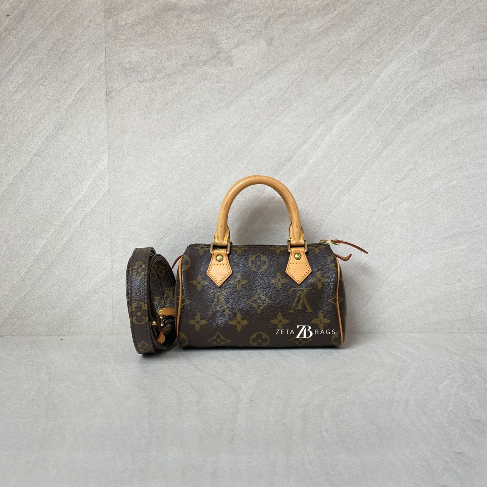 Louis Vuitton Nano Speedy Monogram GHW