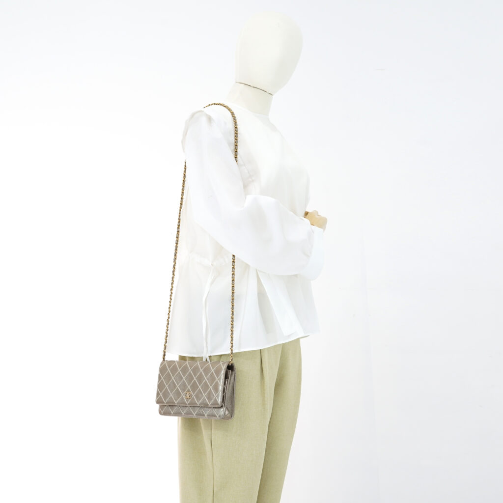 Chanel WOC Stitch Gold