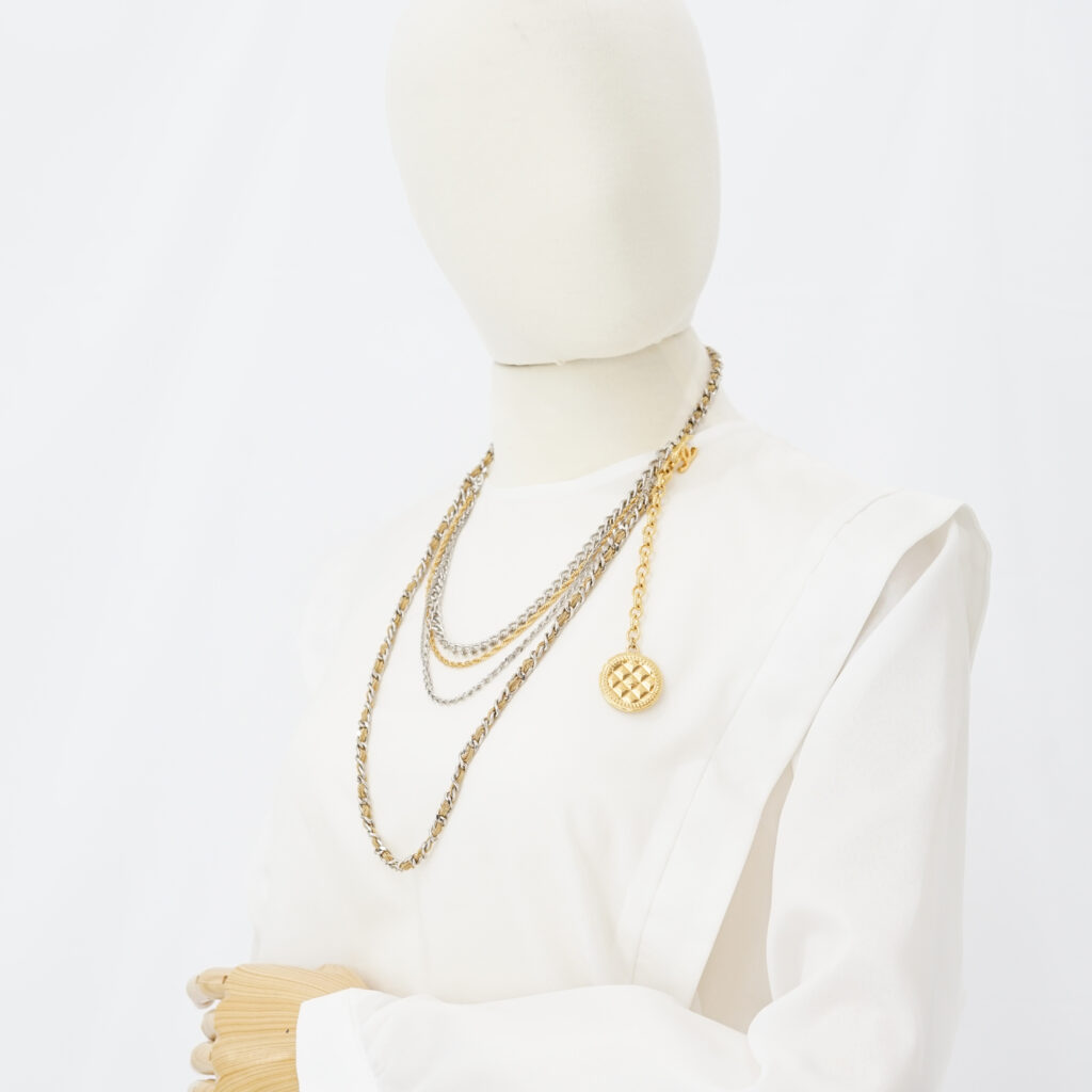Chanel Belt Gold Silver