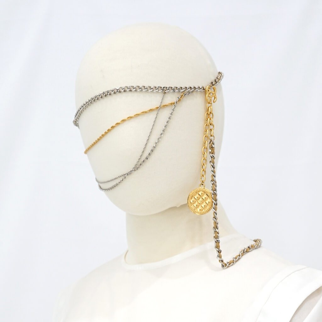 Chanel Belt Gold Silver