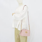 Gucci Marmont Camera Small Porcelain Rose GHW