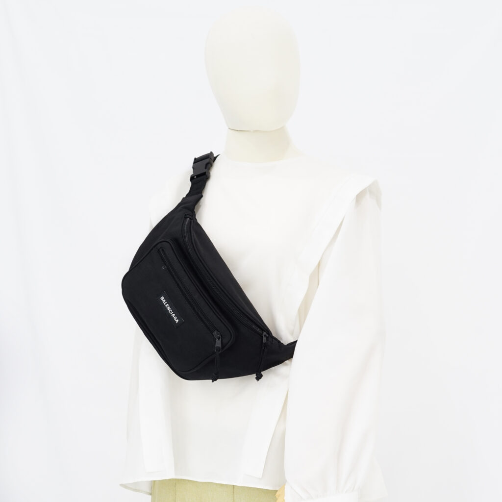 Balenciaga Bumbag Explorer Canvas All Black