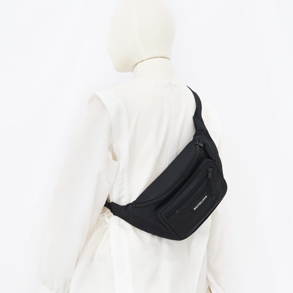 Balenciaga Bumbag Explorer Canvas All Black