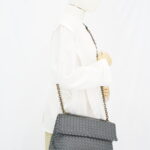Bottega Veneta Olimpia Medium Grey GHW