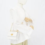 Dior Mini Miss Caro Lambskin White GHW