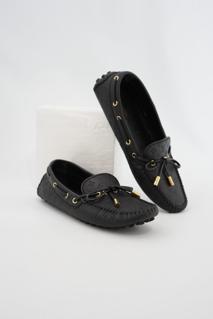 Louis Vuitton Gloria Flats Monogram Black