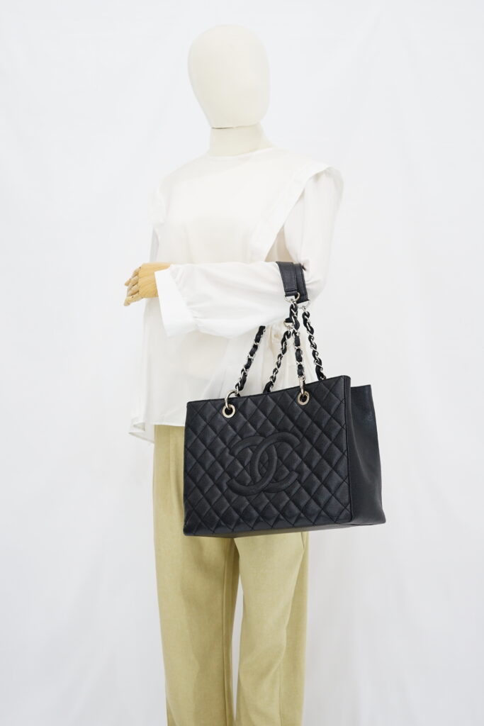 Chanel GST Caviar Black SHW