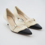 Dior Spectadior Heels Calfskin Black Off White