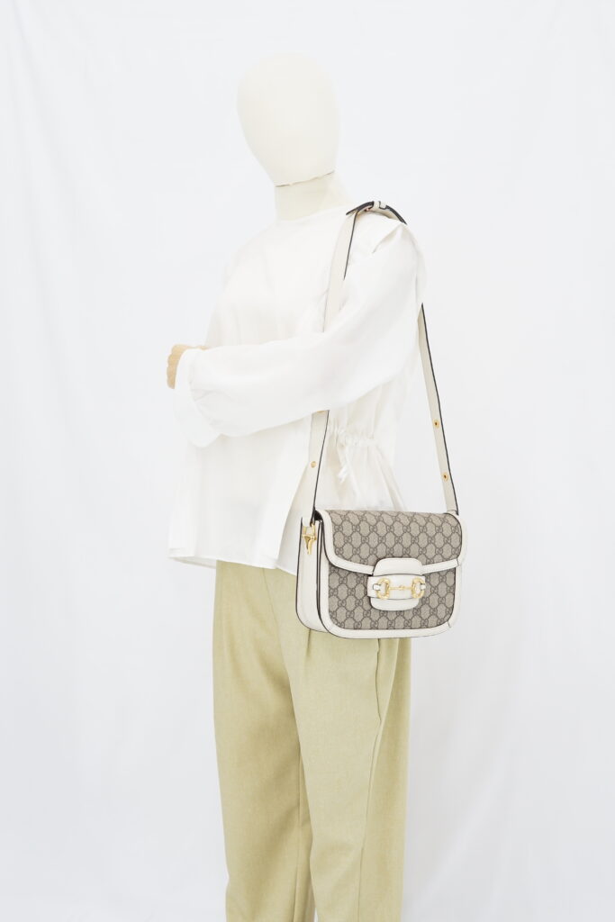 Gucci Horsebit GG Supreme White GHW