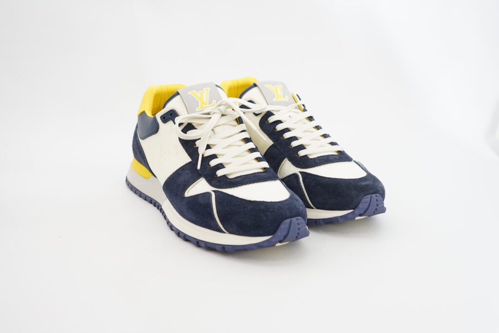 Louis Vuitton Run Away Sneakers White Yellow Blue