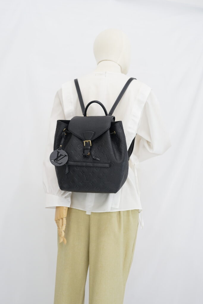 Louis Vuitton Montsouris PM Monogram Empreinte Black GHW