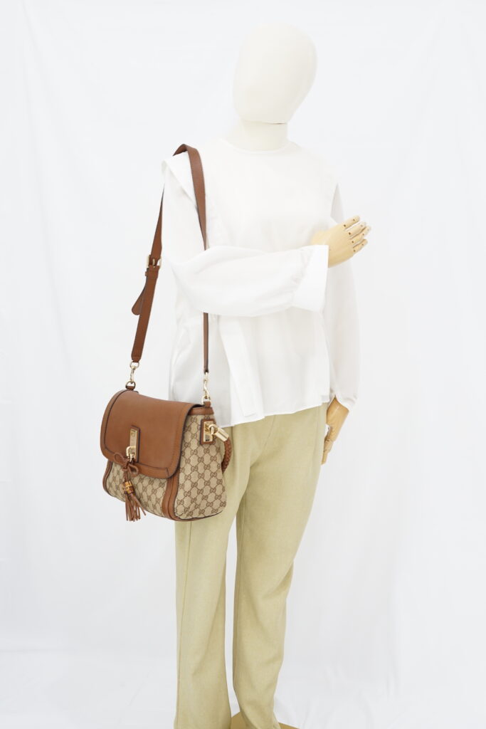 Gucci Marrakech Flap GG Canvas Brown GHW