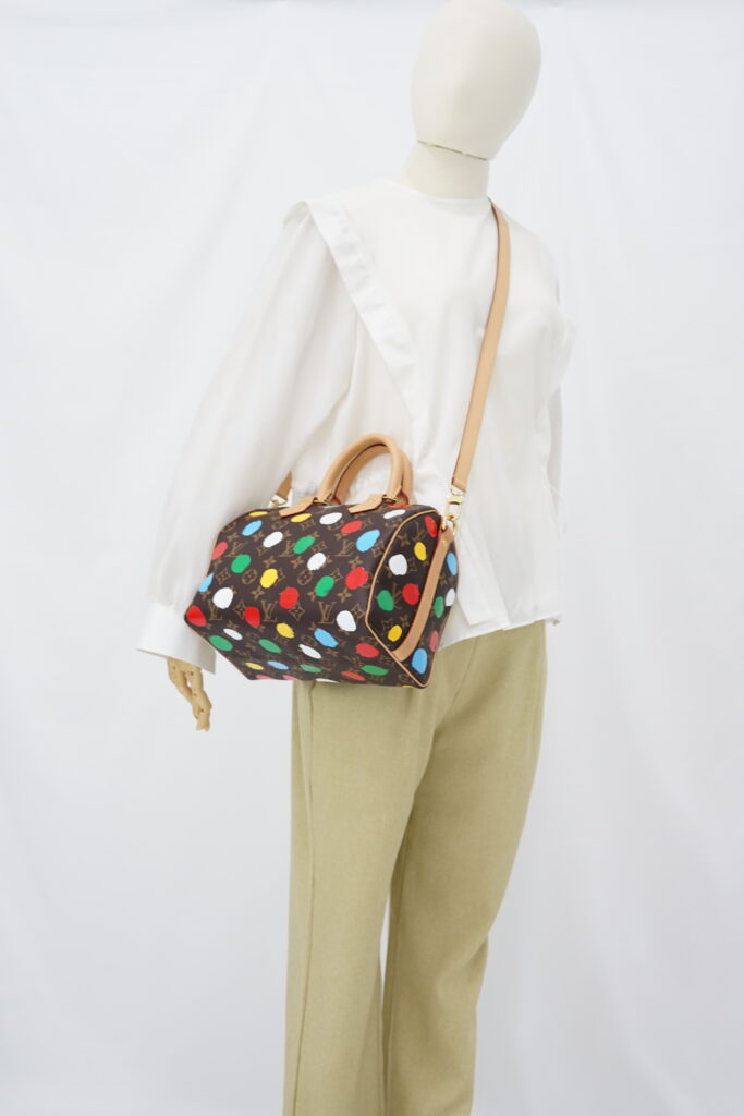 Louis Vuitton Speedy Bandou 25 Monogram Infinity Dots Yayoi Kusama