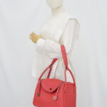Hermes Lindy 30 Clemence Rouge Bougainvillea PHW