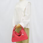Hermes Lindy 30 Clemence Rouge Bougainvillea PHW