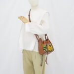Loewe Hammock Mini Embroidered Tan