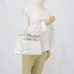 Hermes Birkin 30 Epsom Retourne Blanc PHW