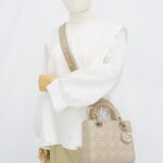 Dior Lady Dior Small Lambskin Sand GHW