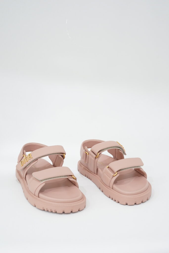 Dior Dioract Sandal Rose Nude GHW