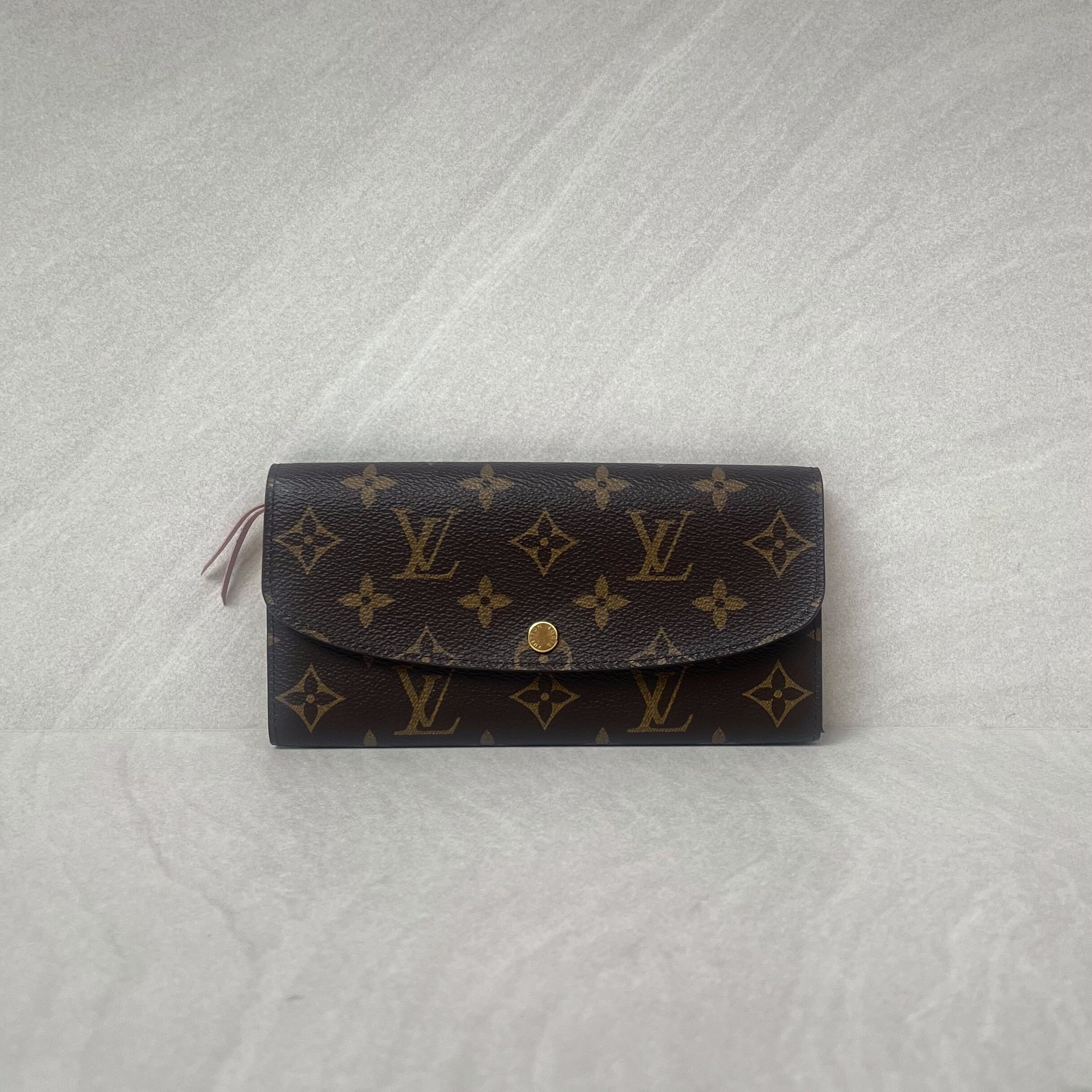 Louis Vuitton Emelie Wallet Monogram Rose Ballerina