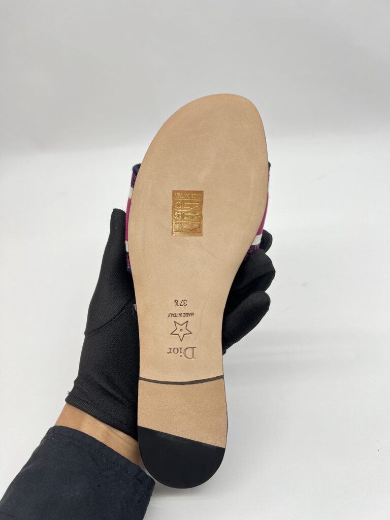 Dior Dway Slides Dior Animals Deep Blue Pink