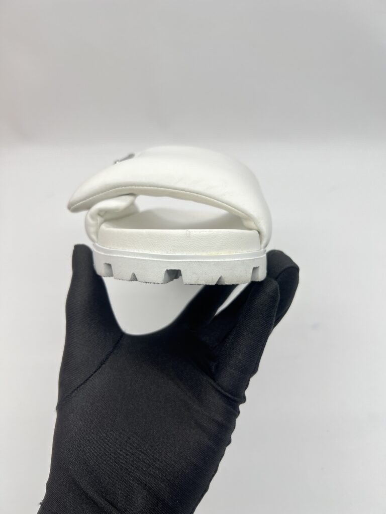 Prada Soft Padded Slide White SHW