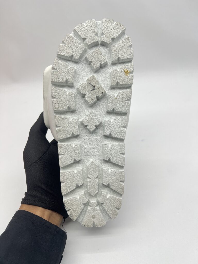 Prada Soft Padded Slide White SHW