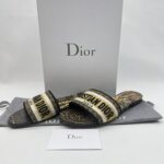 Dior Dway Slides Dior Animals Deep Blue Pink
