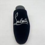 Christian Louboutin Coolito Mules Suede Croco Black
