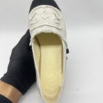 Chanel Espadrille Beige Black